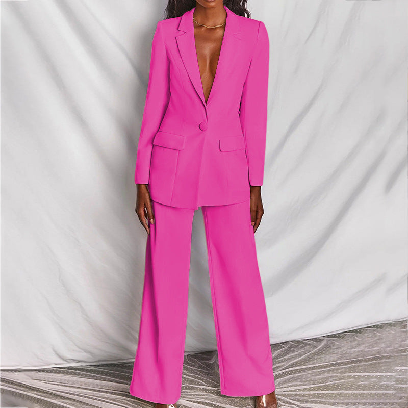 Elegante Blazer e Calças feminino