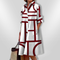 Vestido Midi Geométrico feminino
