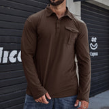 Camisa casual com bolsos masculino