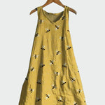 Vestido com Estampa de Abelhas feminino