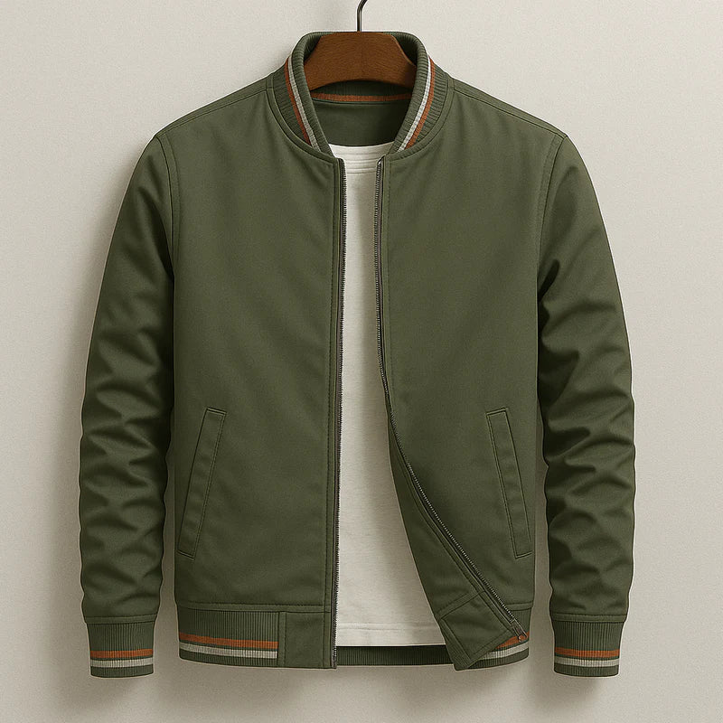 Jaqueta Bomber Listrada masculino