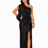 Vestido Maxi Olívia — Elegância Assimétrica
