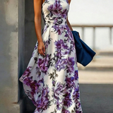Vestido Marielle – elegância floral com caimento sofisticado