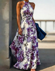 Vestido Marielle – elegância floral com caimento sofisticado