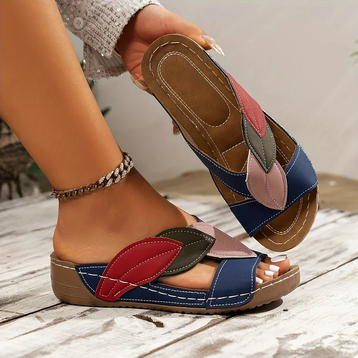 Sandálias Slip-On feminino