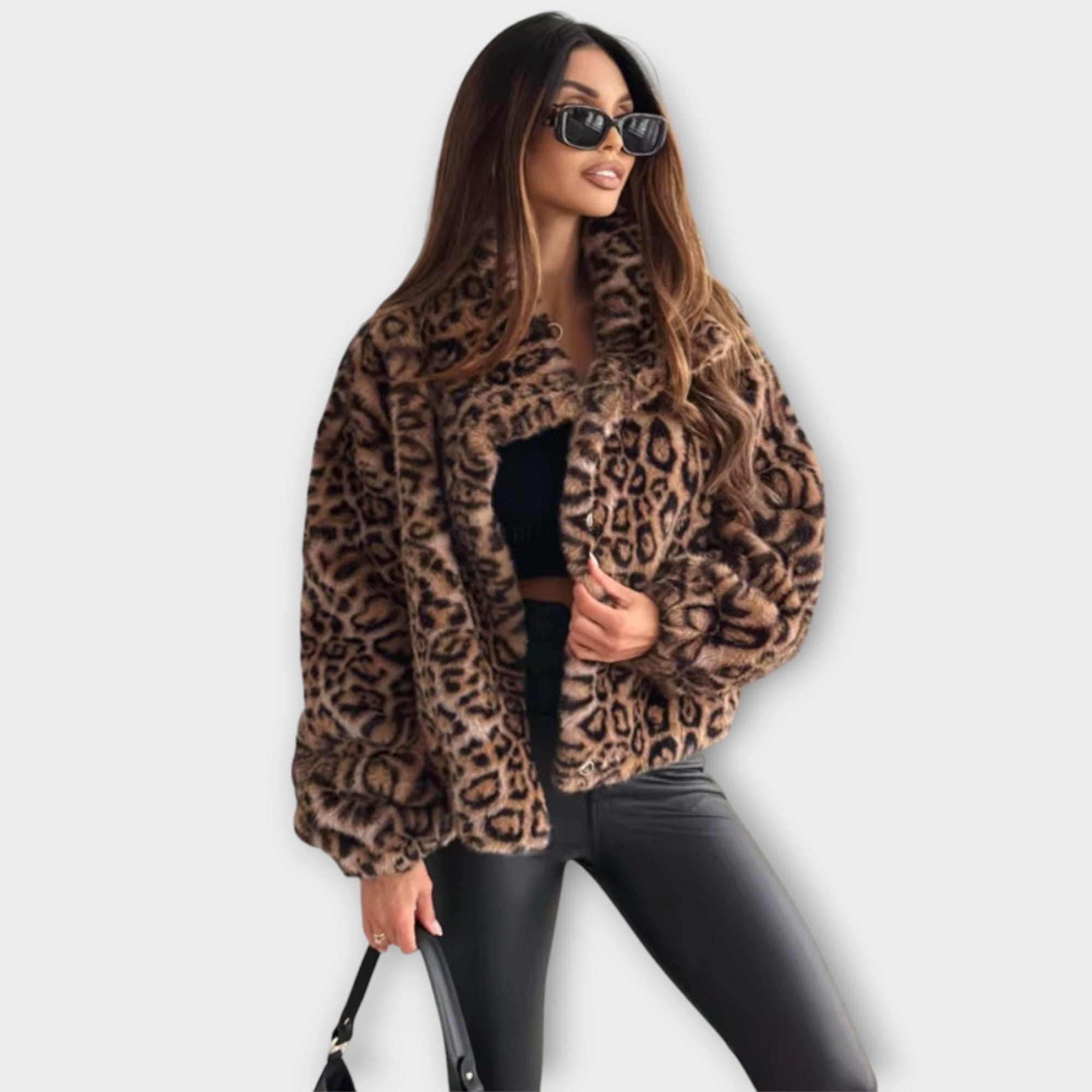 Casaco de Leopardo feminino