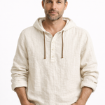 Daniel - Camisola de Linho com Gorro