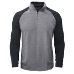 Camisa de algodão com gola subida masculino
