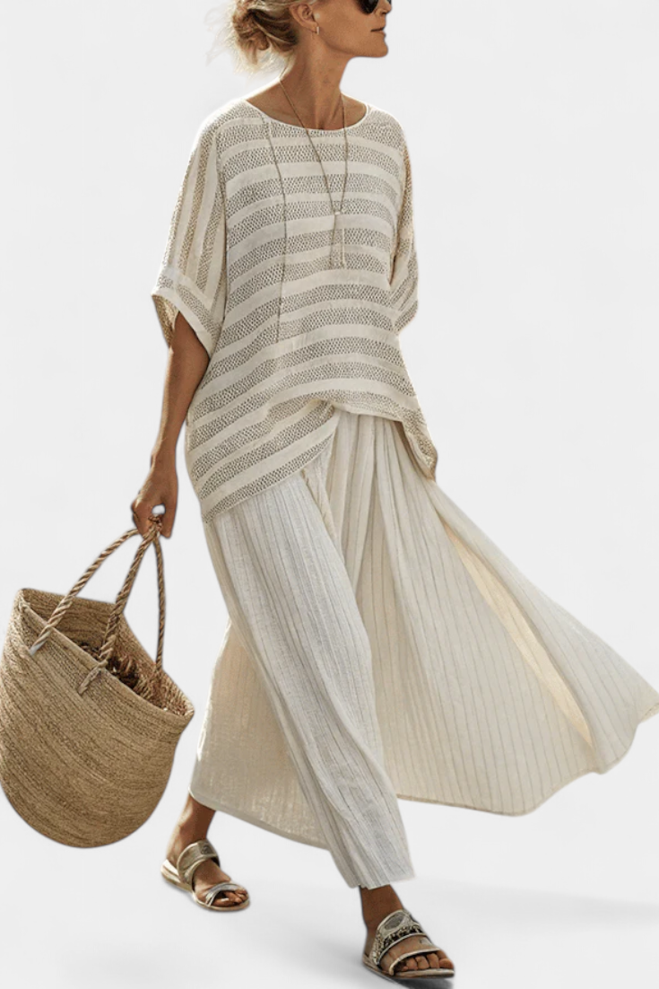 Conjunto De Linho Elegante feminino