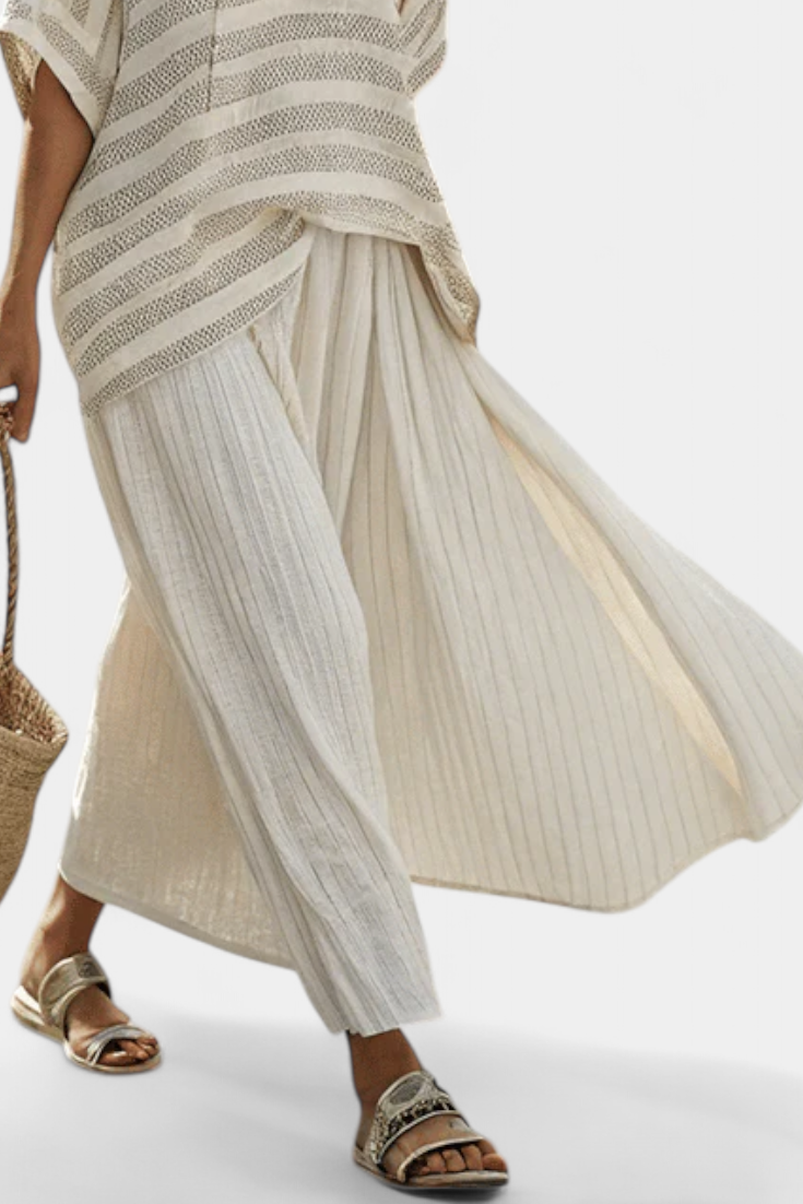 Conjunto De Linho Elegante feminino