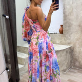 Vestido Elegante e Fluido feminino