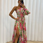 Vestido Elegante e Fluido feminino