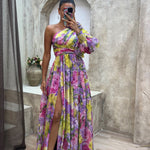Vestido Elegante e Fluido feminino