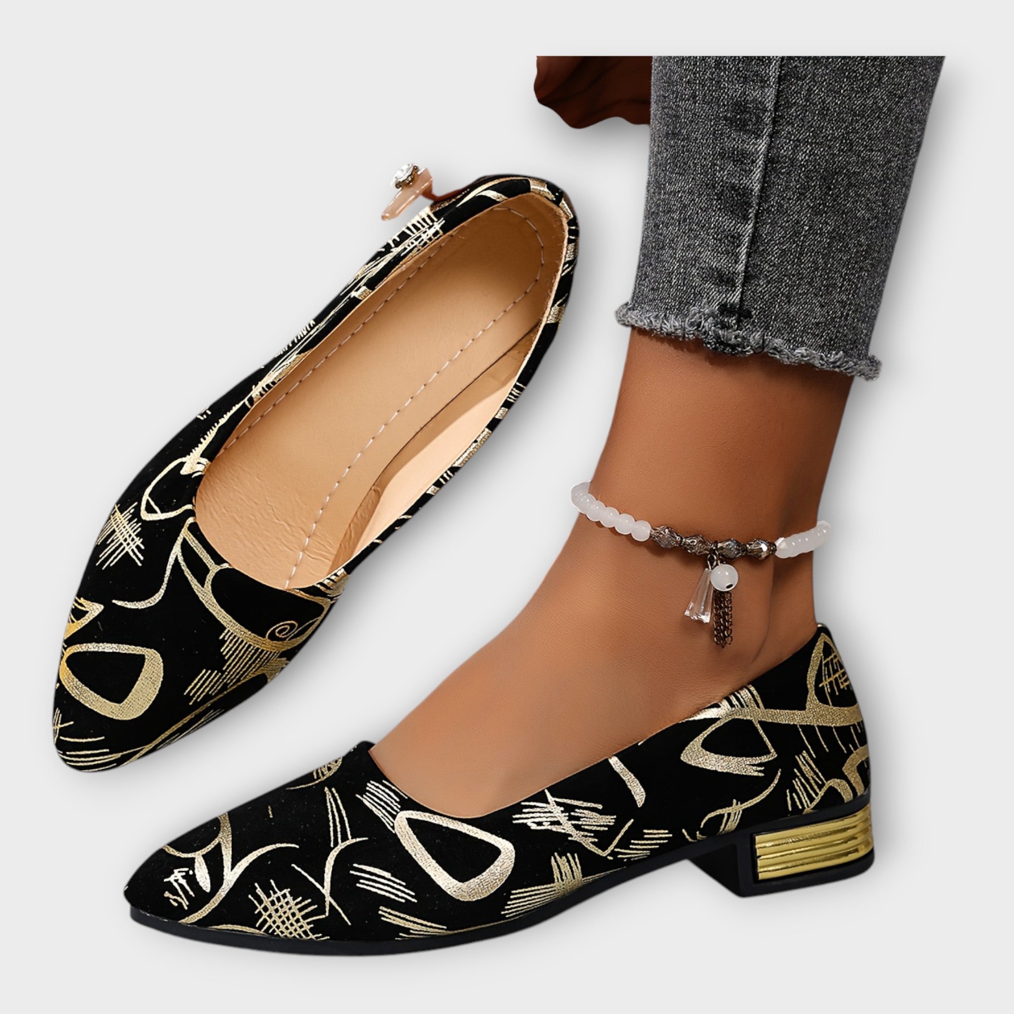 Bailarinas Elegantes com Detalhes Sofisticados feminino