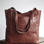 Bolsa de ombro clássica em pele feminino