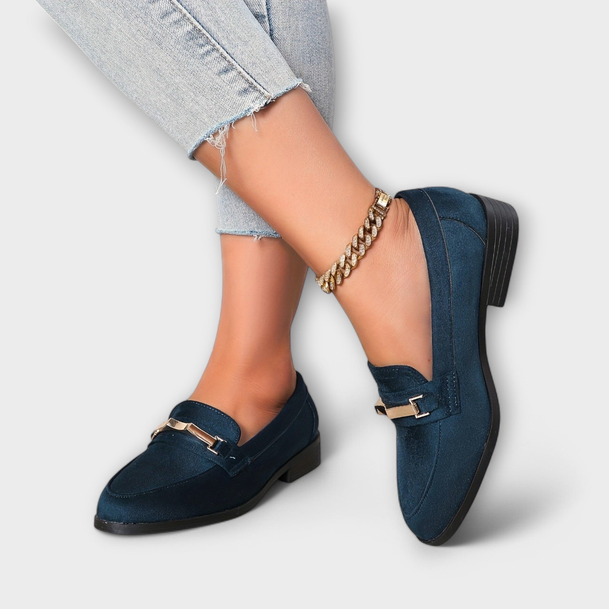 Alexandrina - Loafer de flanela feminino