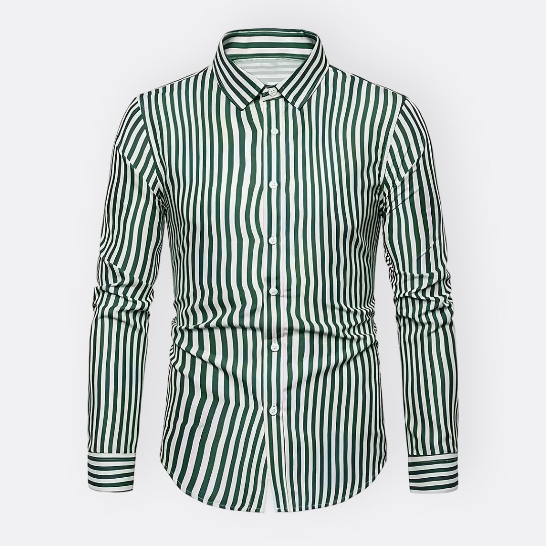 Camisa Clássica às Riscas masculino