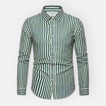 Camisa Clássica às Riscas masculino