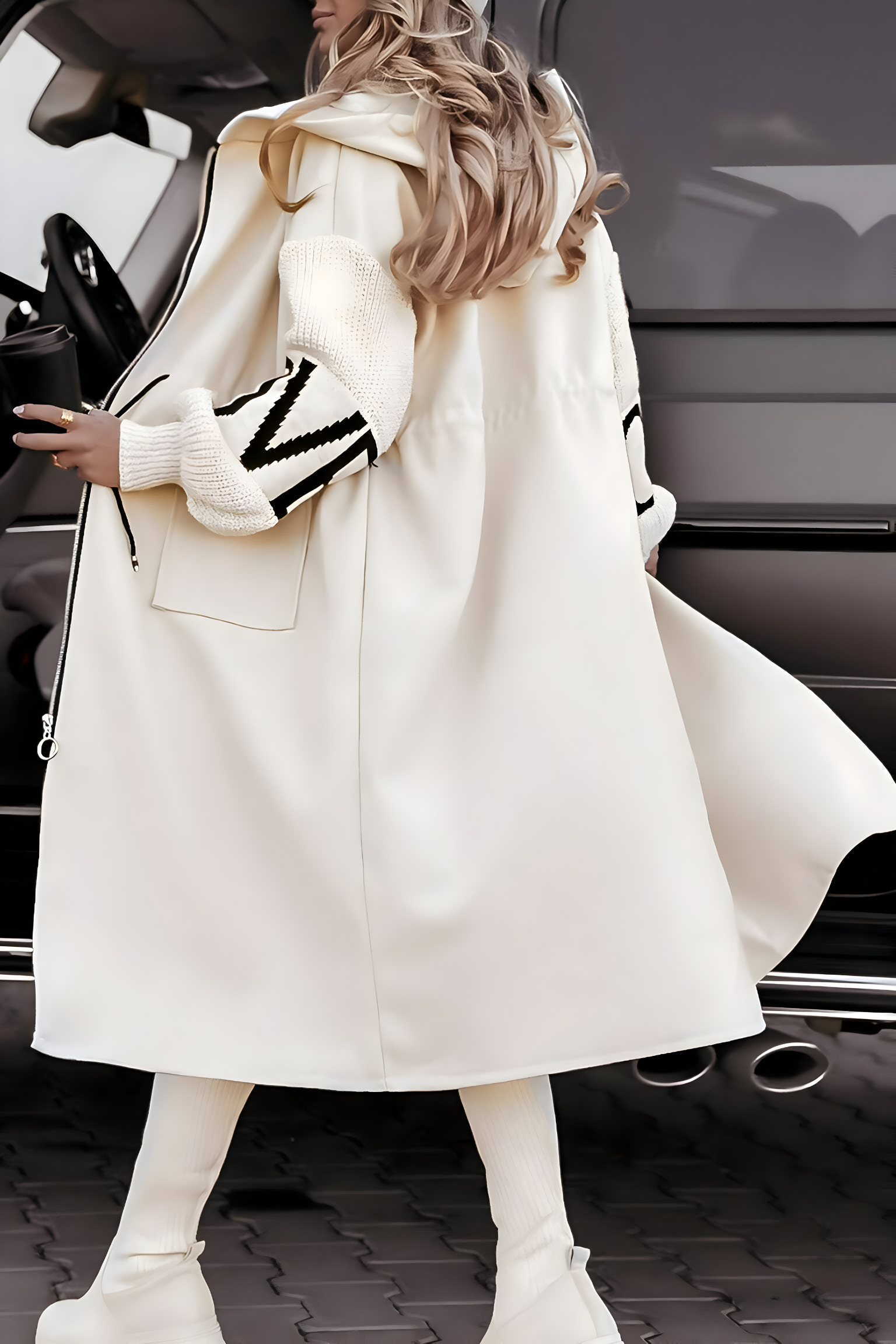 Casaco-cardigan elegante feminino