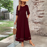 Vestido Elegante Que Cobre a Barriga feminino
