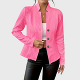 Casaco com detalhes elegantes feminino
