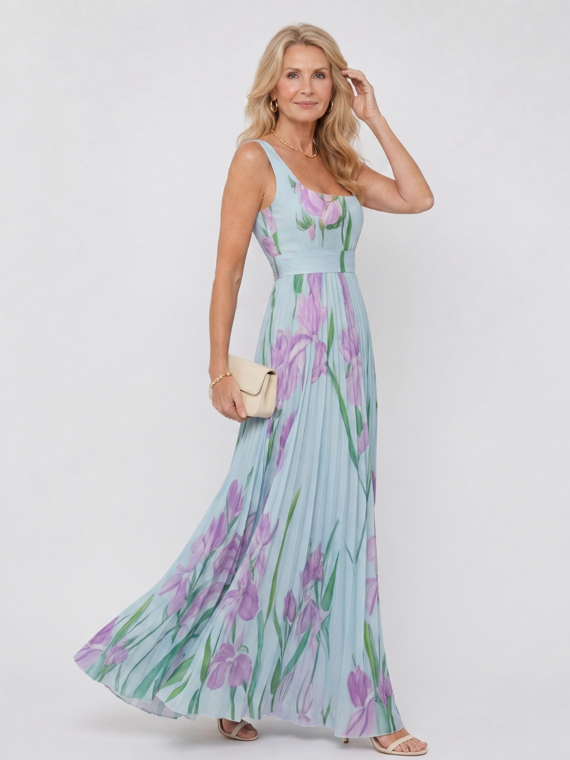 Luísa | Vestido Maxi Floral de Alças