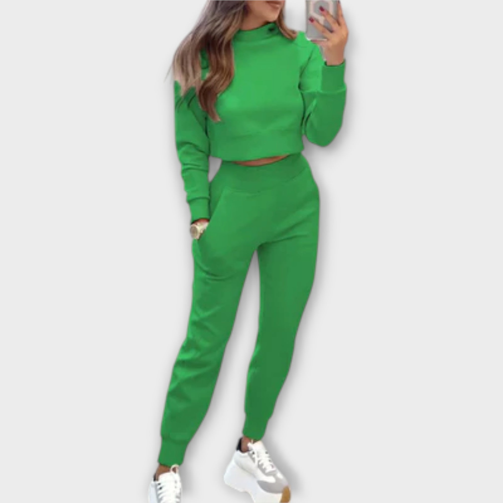 Conjunto de fato de treino feminino