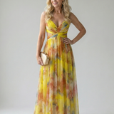 Vestido maxi Isel envelope suave