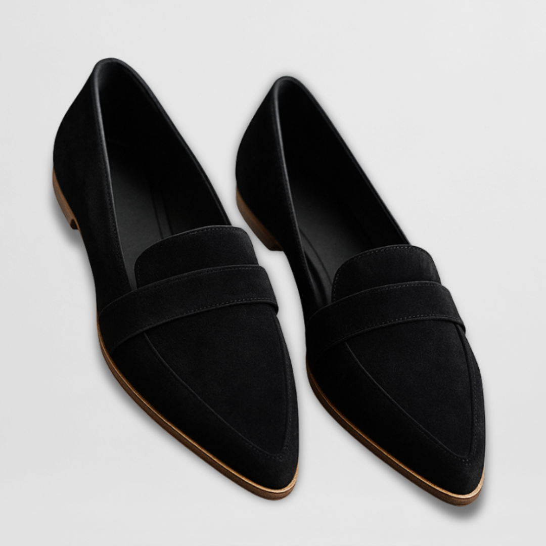 Lilou – Mocassins de camurça macia para mulher
