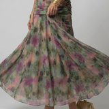 Susy - Vestido midi fluido