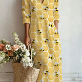 Olena – Vestido Longo Boémio Confortável