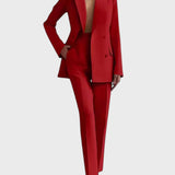 Conjunto de Blazer e Calças feminino