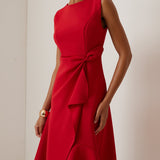 Eliana | Vestido Midi com Corte Assimétrico