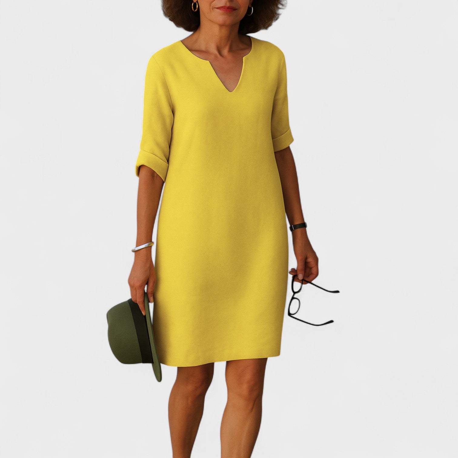 Vestido Elegância sem esforço feminino