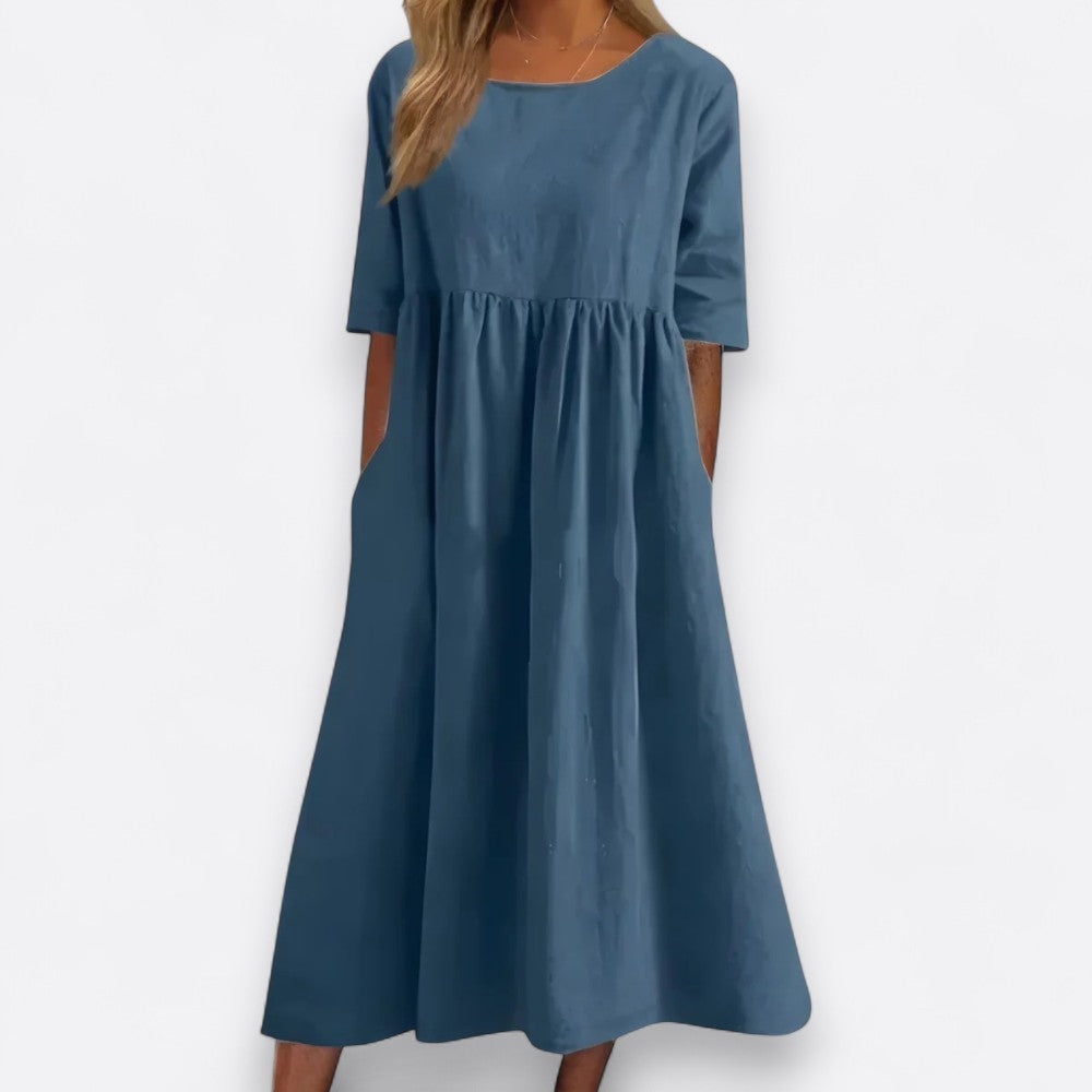 Vestido Em Algodão Arejado feminino