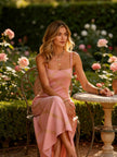 Marcella | Vestido maxi de padrão geométrico