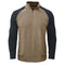 Camisa de algodão com gola subida masculino
