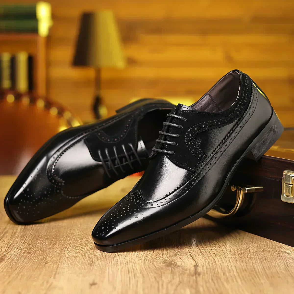 Sapatos de fato masculino