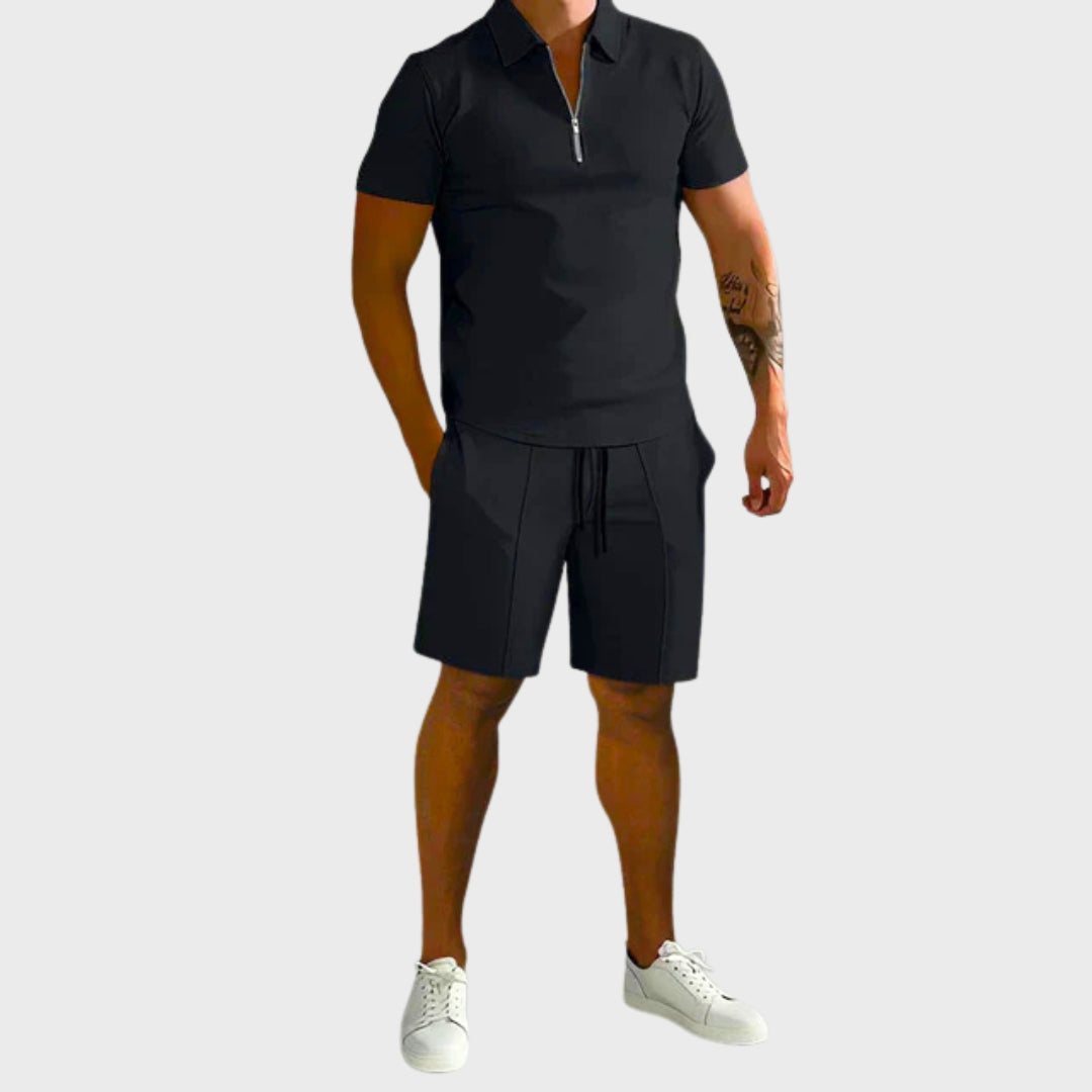 Conjunto Estiloso de Duas Peças masculino
