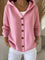 Cardigan moderno com capuz feminino
