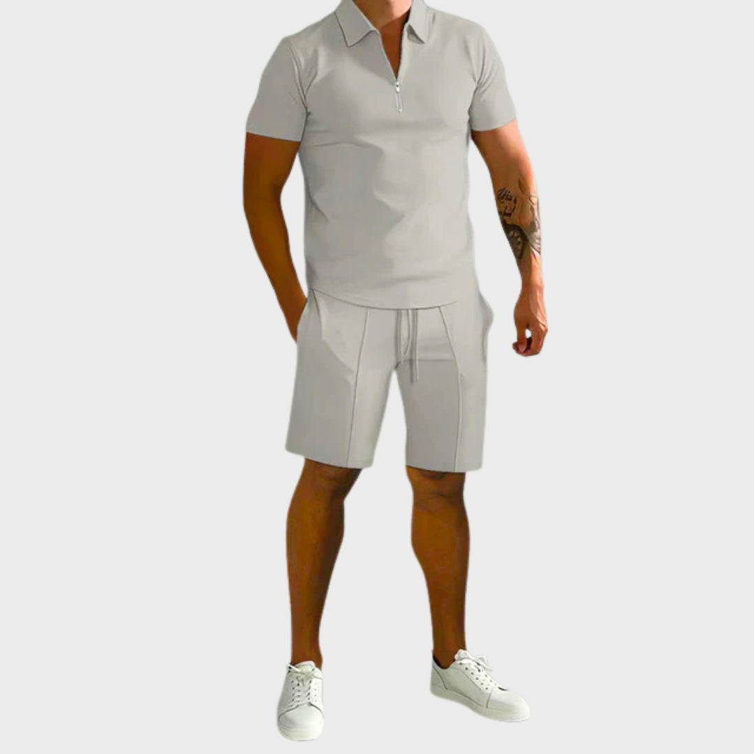 Conjunto Estiloso de Duas Peças masculino