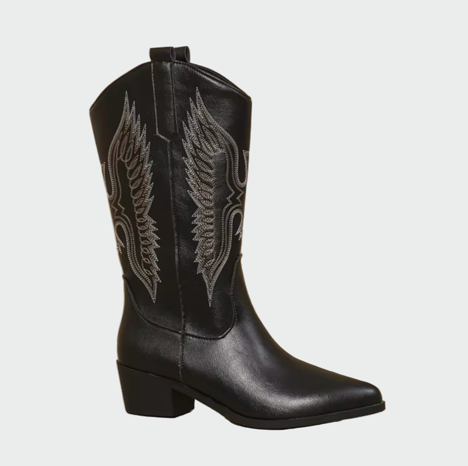 Botas de cowboy ocidentais em pele feminino