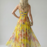 Vestido maxi Isel envelope suave