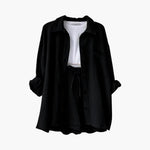 Conjunto de duas peças chique feminino