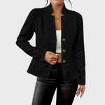 Casaco com detalhes elegantes feminino