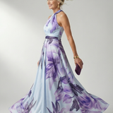 Vestido maxi Amiel floral leve