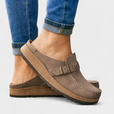 Ísis – Mocassins de camurça com fivela