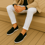 Mocassins em camurça masculino