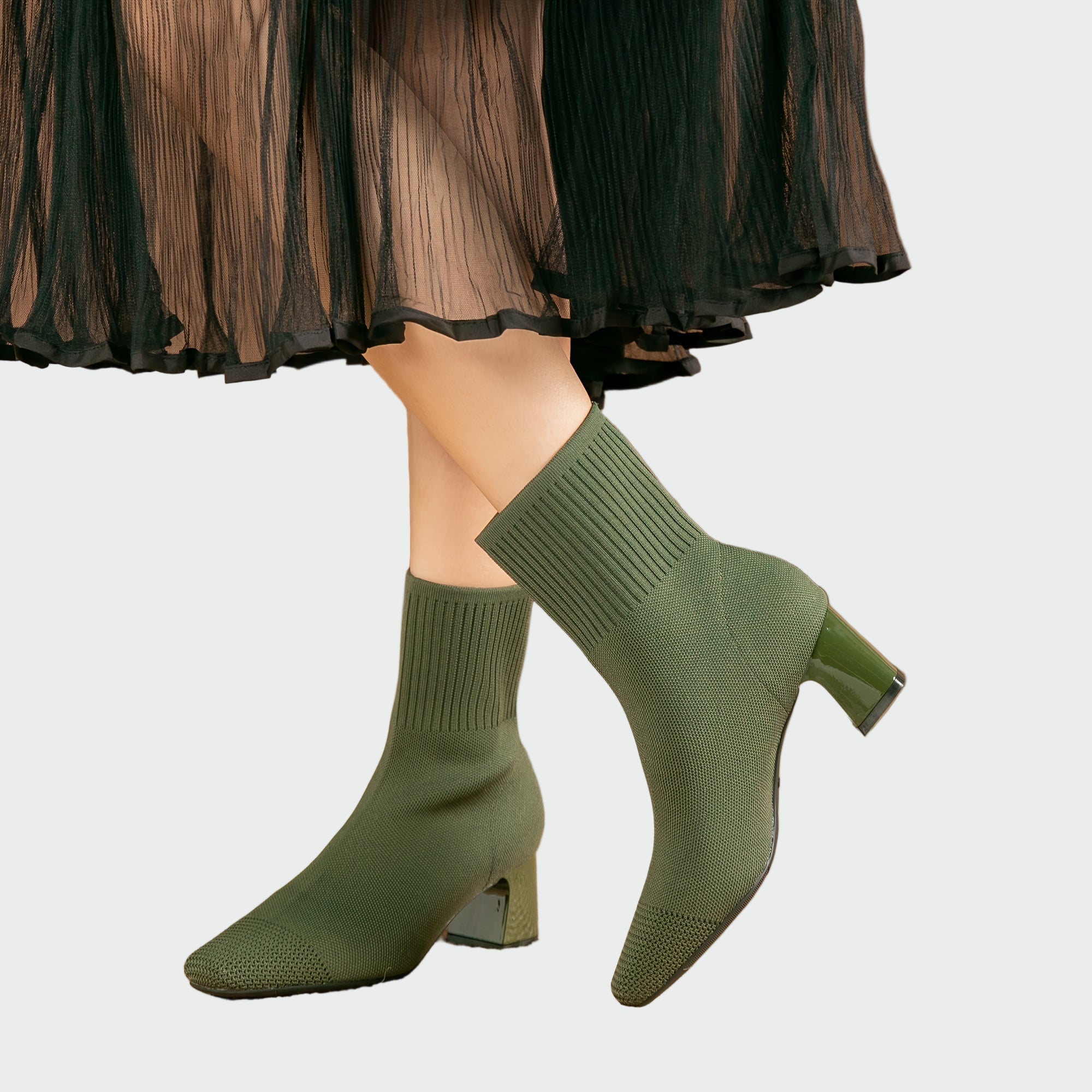 Botas ortopédicas tricotadas feminino