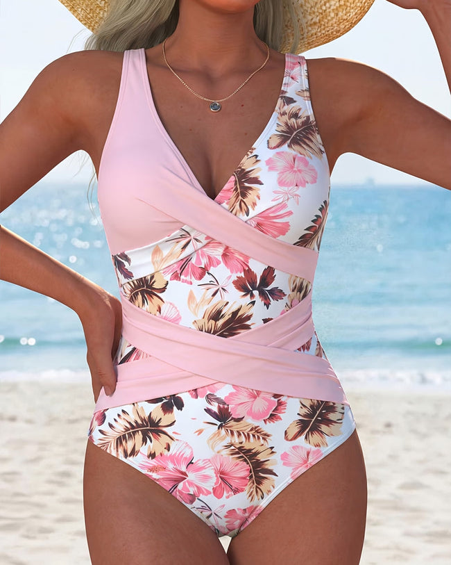 Fato de Banho Elara Floral com Efeito Modelador